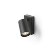 RENDL DUDE nástěnná černá 230V LED GU10 9W R13925