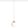 RENDL LUNA 20 pro tříokr. lištu opálové sklo/chrom 230V E27 15W R13967