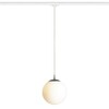 RENDL LUNA 25 pro tříokr. lištu opálové sklo/chrom 230V E27 15W R13968