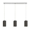 RENDL LIZ III 80 závěsná černá sklo/chrom 230V E27 3x11W R14030