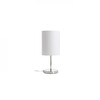 RENDL NYC/RON 15/20 stolní Monaco holubí šeď/stříbrné PVC/nikl 230V E27 7W R14058