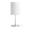 RENDL NYC/RON 15/20 stolní Monaco holubí šeď/stříbrné PVC/nikl 230V E27 7W R14058