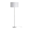 RENDL NYC/RON 40/25 stojanová Monaco holubí šeď/stříbrné PVC/chrom 230V E27 11W R14082