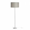 RENDL NYC/RON 40/25 stojanová Monaco holubí šeď/stříbrné PVC/chrom 230V E27 11W R14082