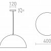 RENDL GLADYS 40 závěsná bílá/bílá 230V E27 30W R14111
