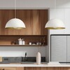 RENDL GLADYS 40 závěsná bílá/zlatá 230V E27 30W R14112