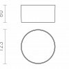 RENDL LARISA OUT 12 přisazená bílá 230V LED 10W IP65 3000K/4000K/5700K R14123