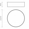 RENDL LARISA OUT 22 přisazená bílá 230V LED 20W IP65 3000K/4000K/5700K R14125
