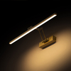 RENDL FRIDA LED nástěnná lampa, nad obraz staromosazná R14154