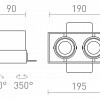 RENDL ELECTRA II GU10 frameless černá 230V GU10 8W R14168