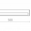 RENDL ASTER 50 nástěnné svítidlo černá mléčný akryl 230V LED 2x10W IP65 3000K R14199