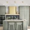 RENDL MANTOVA I stropní svítidlo česaná mosaz 230V GU10 7W R14214