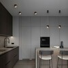 RENDL JUNIPER stropní svítidlo černá/zlatá 230V LED 15W 30° 3000K R14217