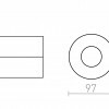 RENDL JUNIPER stropní svítidlo černá/zlatá 230V LED 15W 30° 3000K R14217