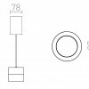 RENDL JUNIPER závěsné svítidlo stahovatelná černá/zlatá 230V LED 15W 30° 3000K R14219