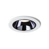 RENDL ANSEL zápustné svítidlo bílá černý chrom 230V LED 12W 60° 3000K R14238