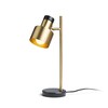 RENDL DIVINA stolní lampa mosaz/dekor černý mramor 230V E27 5W R14261