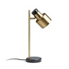 RENDL DIVINA stolní lampa mosaz/dekor černý mramor 230V E27 5W R14261