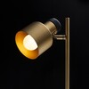 RENDL DIVINA stolní lampa mosaz/dekor černý mramor 230V E27 5W R14261
