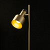 RENDL DIVINA stojanová lampa mosaz/dekor černý mramor 230V E27 5W R14262