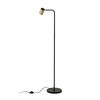 RENDL FLYNN I stojanová lampa černá/česaná mosaz 230V GU10 9W R14264