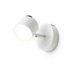 RENDL NOVA I nástěnné svítidlo bílá chrom/mléčný akryl 230V LED 4.2W 3000K R14272