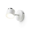 RENDL NOVA I nástěnné svítidlo bílá chrom/mléčný akryl 230V LED 4.2W 3000K R14272