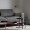 RENDL NOVA I nástěnné svítidlo černá chrom/mléčný akryl 230V LED 4.2W 3000K R14273