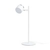 RENDL NOVA stolní lampa bílá chrom/mléčný akryl 230V LED 4.2W 3000K R14274