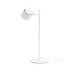 RENDL NOVA stolní lampa bílá chrom/mléčný akryl 230V LED 4.2W 3000K R14274