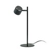 RENDL NOVA stolní lampa černá chrom/mléčný akryl 230V LED 4.2W 3000K R14275