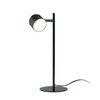 RENDL NOVA stolní lampa černá chrom/mléčný akryl 230V LED 4.2W 3000K R14275