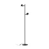 RENDL NOVA II stojanová lampa černá chrom/mléčný akryl 230V LED 2x3.5W 3000K R14277