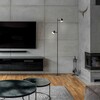 RENDL NOVA II stojanová lampa černá chrom/mléčný akryl 230V LED 2x3.5W 3000K R14277