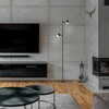 RENDL NOVA II stojanová lampa černá chrom/mléčný akryl 230V LED 2x3.5W 3000K R14277
