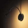 RENDL CELESTE nástěnné svítidlo černá 230V LED 4.8W 3000K R14279