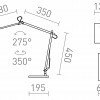 RENDL NORMA DIMM stolní lampa černá/červená 230V LED 10W 100° 3000K/4000K/6500K R14293