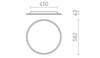 RENDL CIEL 59 DIMM stropní svítidlo černá 230V LED 50W 3000K/4000K/6000K R14311