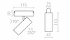 RENDL LOKI 11 svítidlo pro systém VEGA/WAVE černá 24V LED 12W 24° 3000K/4000K/6500K R14318