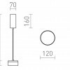 RENDL SFERA DIMM závěsné svítidlo bílá 230V LED 15+9W 3000K R14333