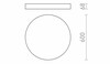 RENDL LARISA R 60 DIMM stropní svítidlo bílá 230V LED 100W 3000K/4000K/6500K R14363