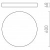 RENDL LARISA R 60 DIMM stropní svítidlo perleťová zlatá 230V LED 100W 3000K/4000K/6500K R14364