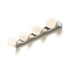 RENDL DOMINO IV nástěnné svítidlo chrom/opálové sklo 230V G9 4x6W IP44 R14390