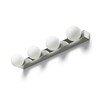 RENDL DOMINO IV nástěnné svítidlo chrom/opálové sklo 230V G9 4x6W IP44 R14390
