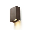 RENDL CAPRI RC nástěnné svítidlo česaný bronz 230V GU10 2x9W R14418