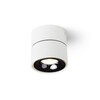 RENDL ALBANO přisazená bílá černý chrom 230V LED 5W 3000K R14425