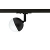 RENDL LYRA svítidlo pro jednookr. lištu černá mléčný akryl 230V LED 5W 3000K R14427
