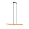 RENDL NOCTIS závěsné svítidlo dřevo/opálové sklo 230V G9 5x7W R14460
