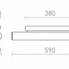 RENDL RIVIER LED 59 nástěnné svítidlo chrom/mléčný akryl 230V LED 18W 3000K R14488
