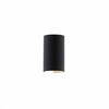 RENDL RON W 15/25 nástěnné svítidlo Polycotton černá/bílé PVC 230V E27 15W R14544